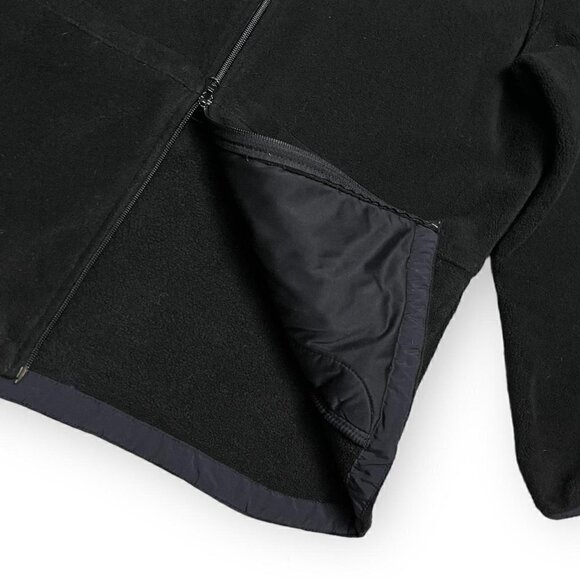 Woolrich Vintage Y2K FLEECE Full-Zip Outdoor Hooded Designer Jacket Womens Large - Picture 4 of 5